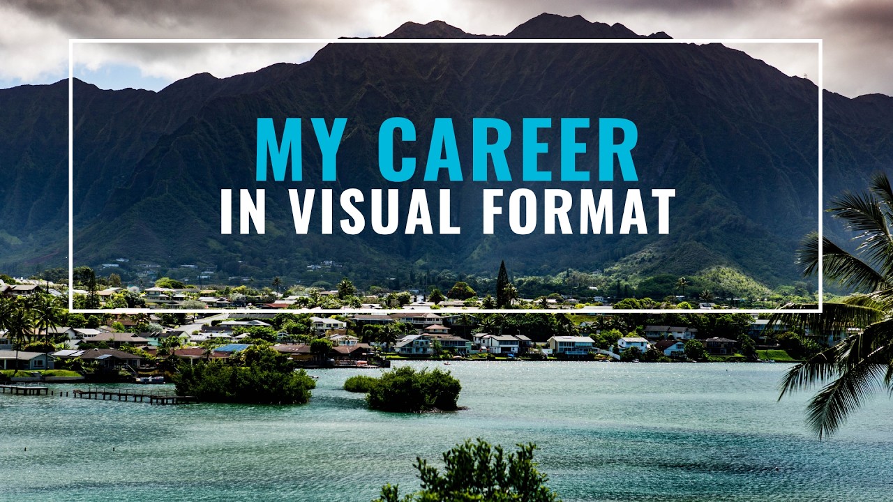 Video still: My career in visual format